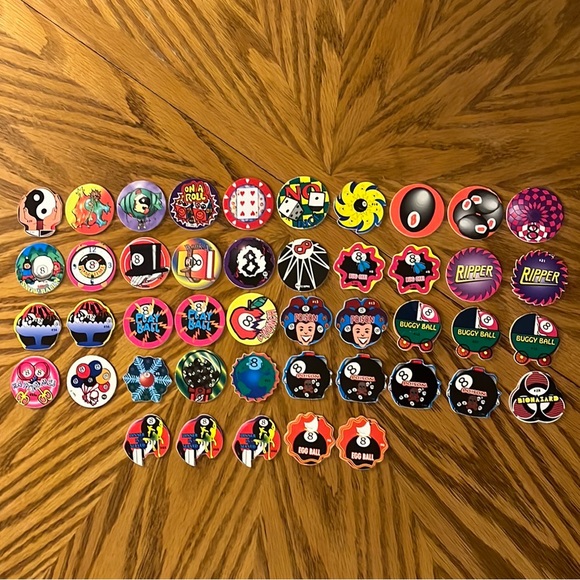 Other Pogs Ultimate Classic Pogs Collection Vintage 9s Lot 45 Pieces